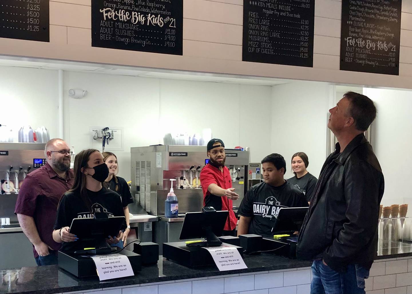 Dairy Barn ice cream shop and restaurant opens doors to first patrons