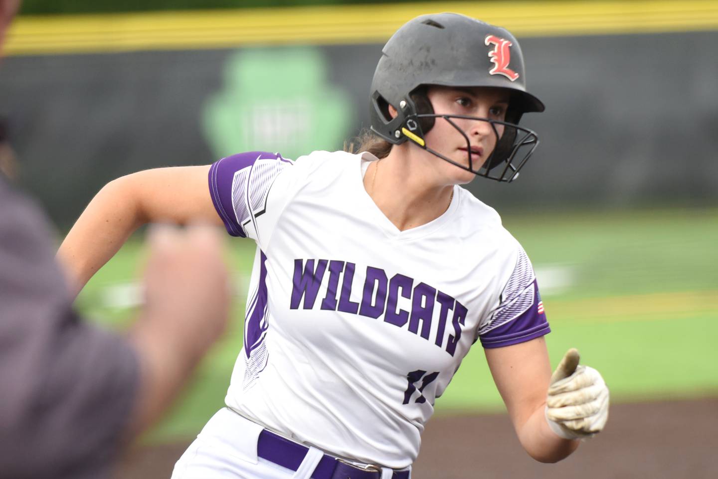 Wilmington's Molly Southall runs home during the Class 2A Seneca Regional semifinals against Bishop McNamara Tuesday, May 19, 2026.