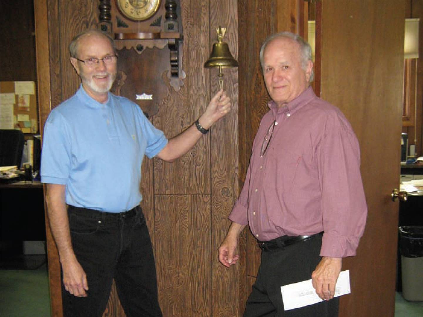 Brothers Richard Stonitsch (left) and Larry Stonitsch founded Rovanco Piping Systems in 1969. 
The late founders developed the business into a worldwide company, which continues to do business from an industrial site just outside Joliet in unincorporated Will County.