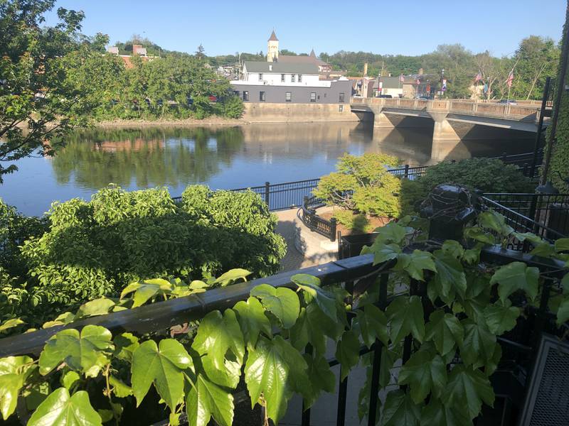 A view of the Fox River at Bleuroot in West Dundee.