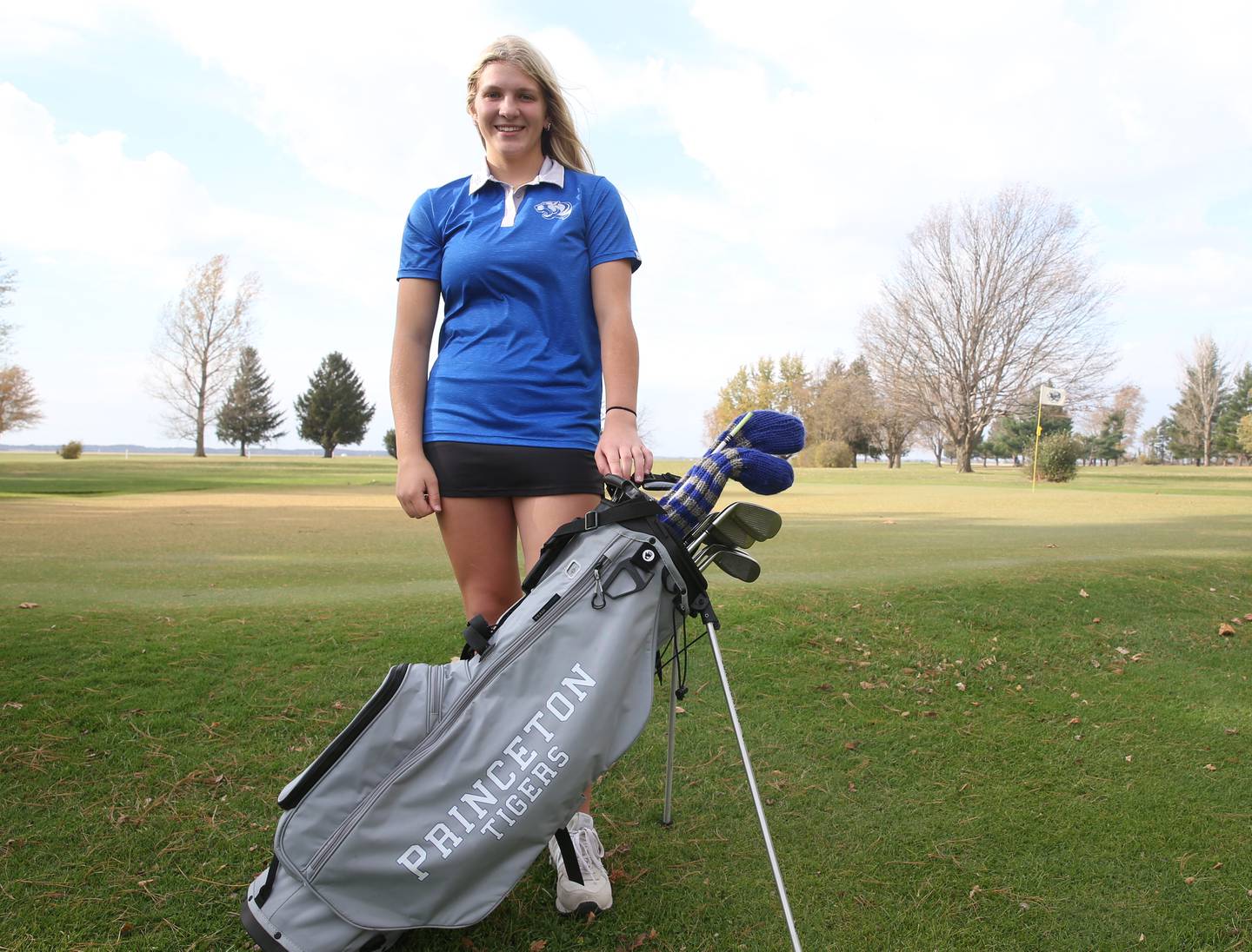Princeton's Reese Reviglio poses for a photo on Wednesday, Oct. 30, 2024 at Wayton Hills Golf Course. Reviglio is the BCR 2024 female golfer of the year.