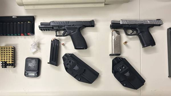 Illegal drugs, guns seized in separate house searches; 2 charged with multiple felonies, Aurora police say 