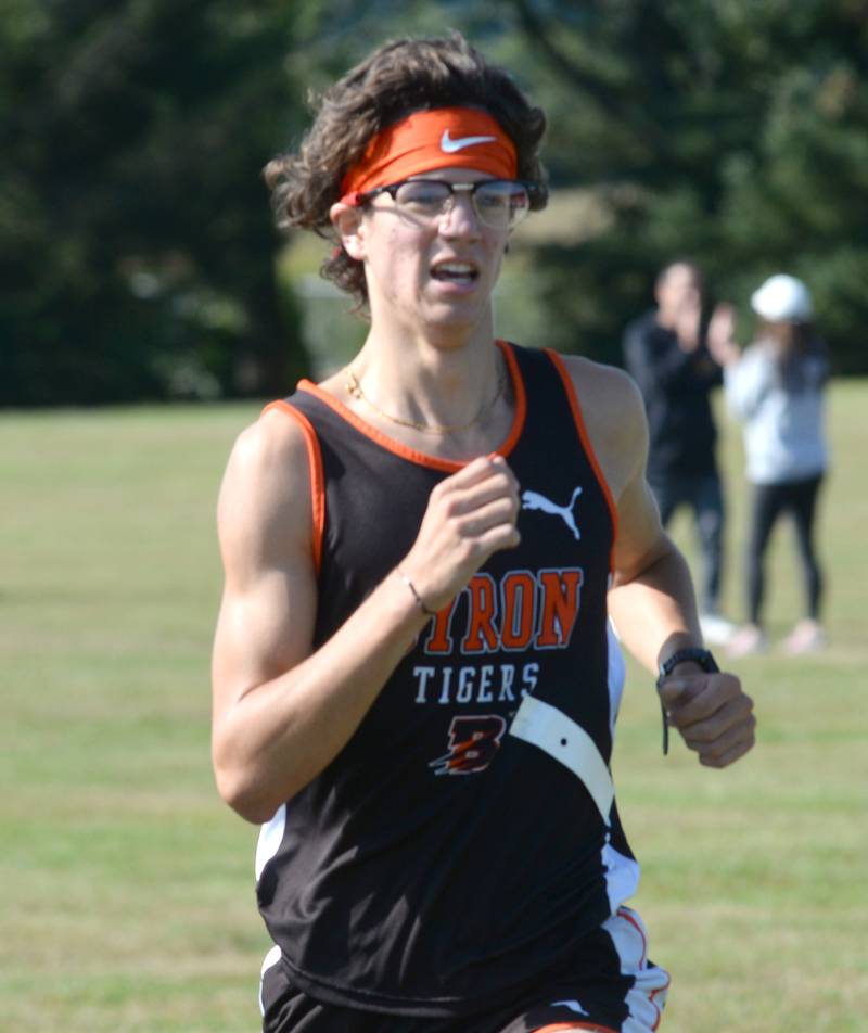 Byron's Tim Starwalt finished fourth at the Oregon Cross Country Open on Saturday, Sept. 6, 2025.