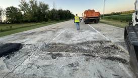 Two pavement blowouts cause partial closure of Route 2 between Oregon and Byron 
