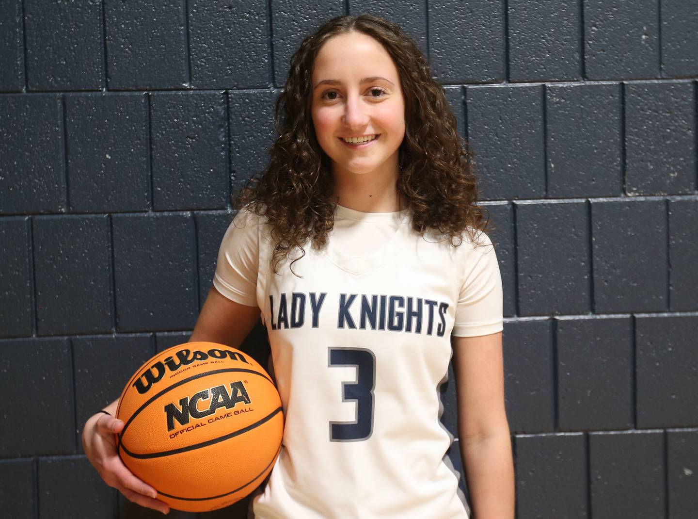 Fieldcrest's Macy Gochanour poses for a photo on Thursday, March 13, 2025 at Fieldcrest High School. Gochanour is the NewsTribune's 2024-2025 girls basketball player of the year.