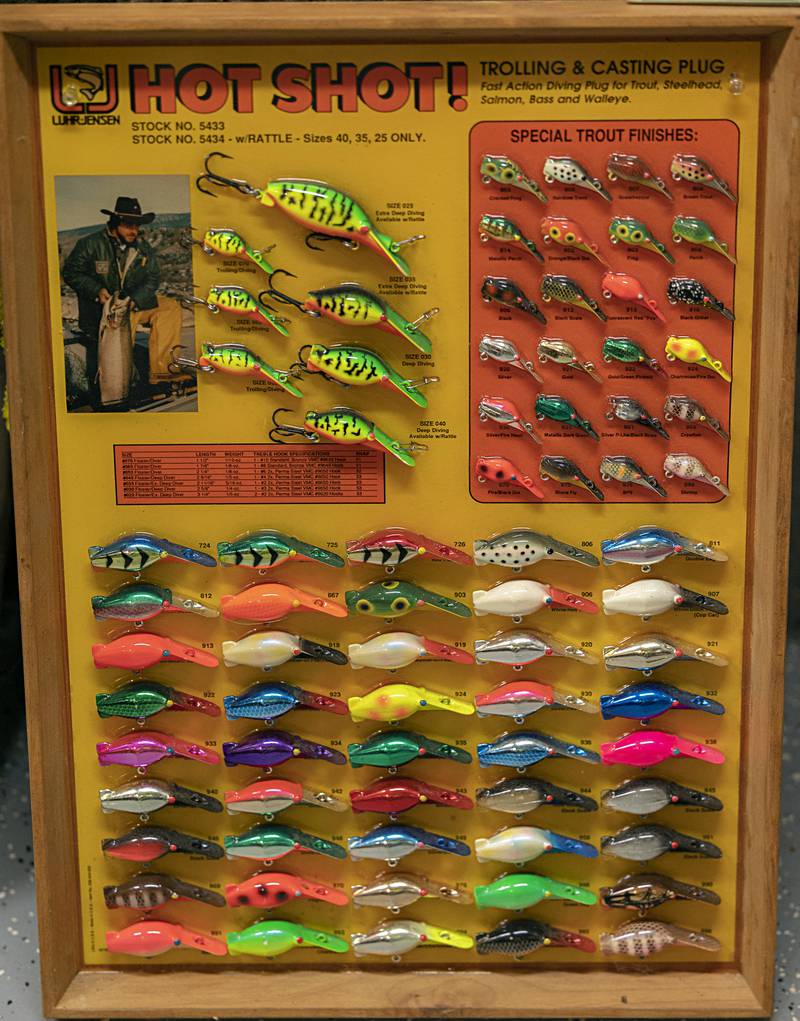 Lures increase in value for rarer colors.