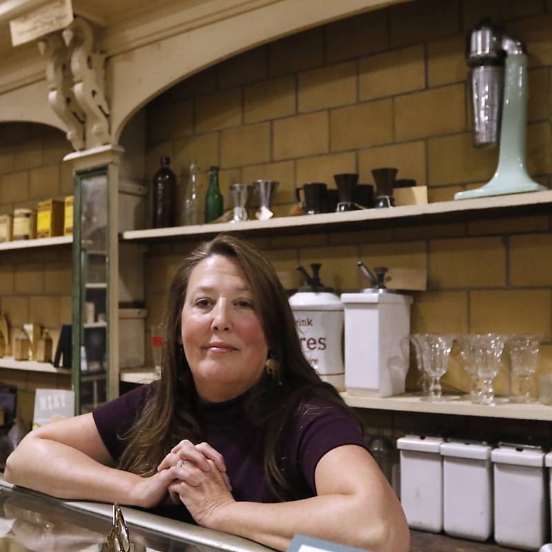 Jolie Diepenhorst who is new director at the McHenry County Historical Society and Museum, inside museum on Friday, Nov. 22, 2024, in Union.