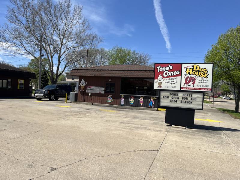 Tone’s Cones, 523 W. Main St., Ottawa, is opening for the season. The grand opening hours are noon to 10 p.m. Saturday and noon to 9 p.m. Sunday.