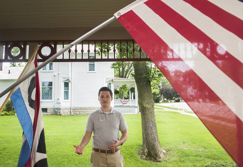 Boyhood home program director Kyle Ferrebee is organizing a high school program next week so that students may learn about the people, places and ideas that helped shape the 40th President.