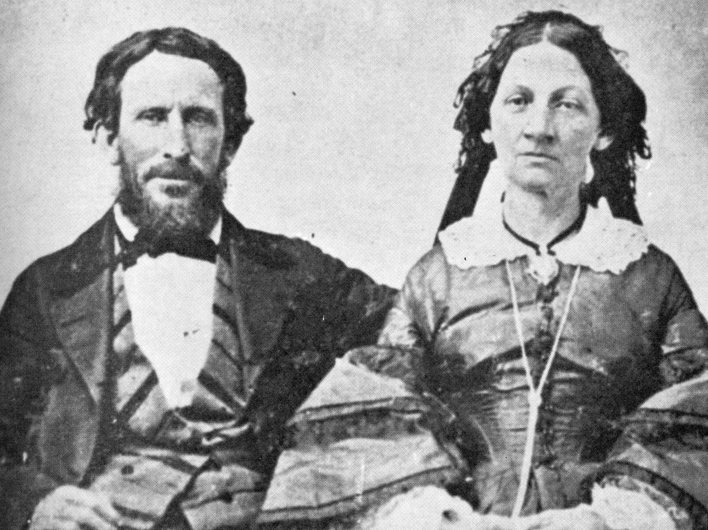 James F. and Margaret (Keyes) Reed were members of the Donner Party. Margaret died about 1862, and James died in 1874.