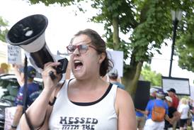 Photos: Illinois Valley Indivisible holds 'Defend Our Democracy' protest Saturday in Ottawa