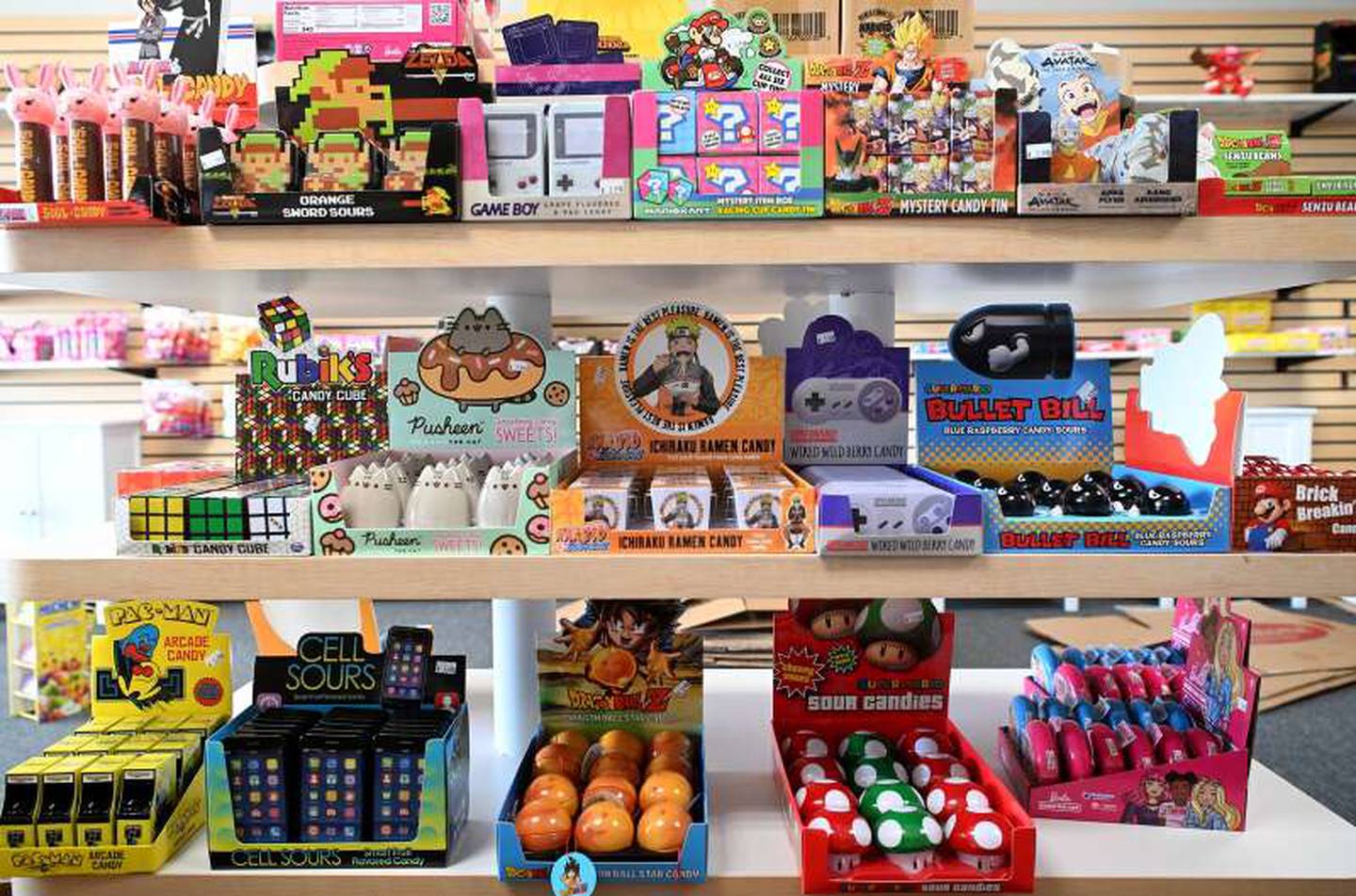 Befitting a candy store with a video game theme, you can find plenty of Nintendo- and Mario-themed treats at Candy Quest in West Dundee.