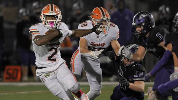 Brandon Jenkins, Hersey blow out Rolling Meadows to cap off perfect MSL East season