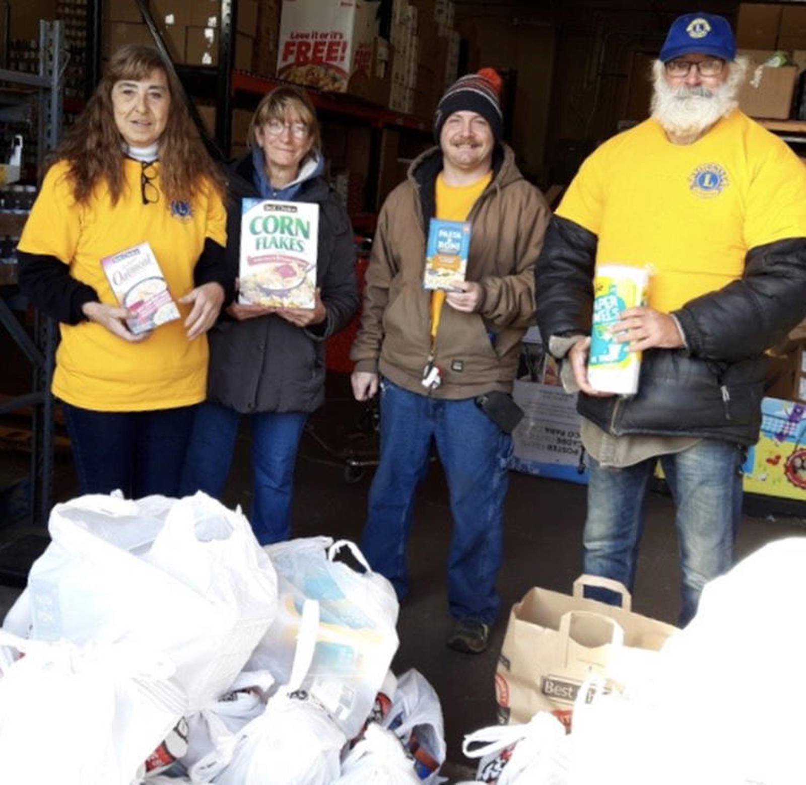 Spring Valley Lions collect food for pantry Shaw Local