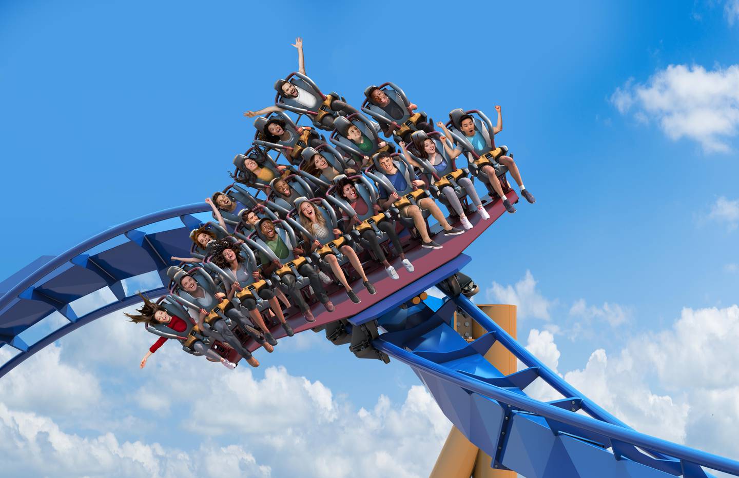 Opening in early summer, the 180-foot-tall Wrath of Rakshasa dive coaster will hang its riders over the edge before making a 171-foot drop at a 96-degree angle – the steepest on a dive coaster. Six Flags Great America is set to kick off its 49th year of summer fun on Friday, April 18.