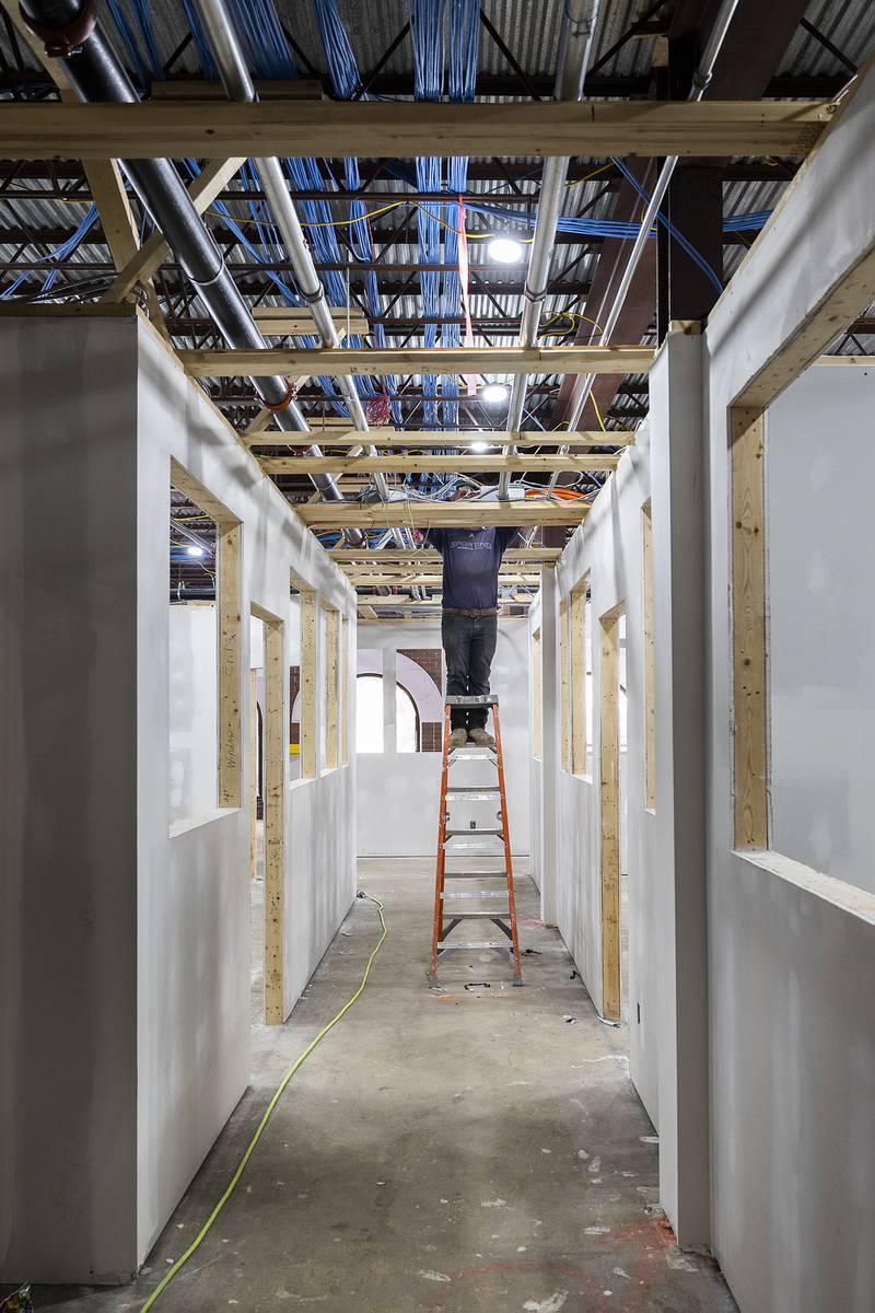Just some of the plans in place will be several business suites, rental properties, an event center, bridal room and theater with lots more space available for development.
