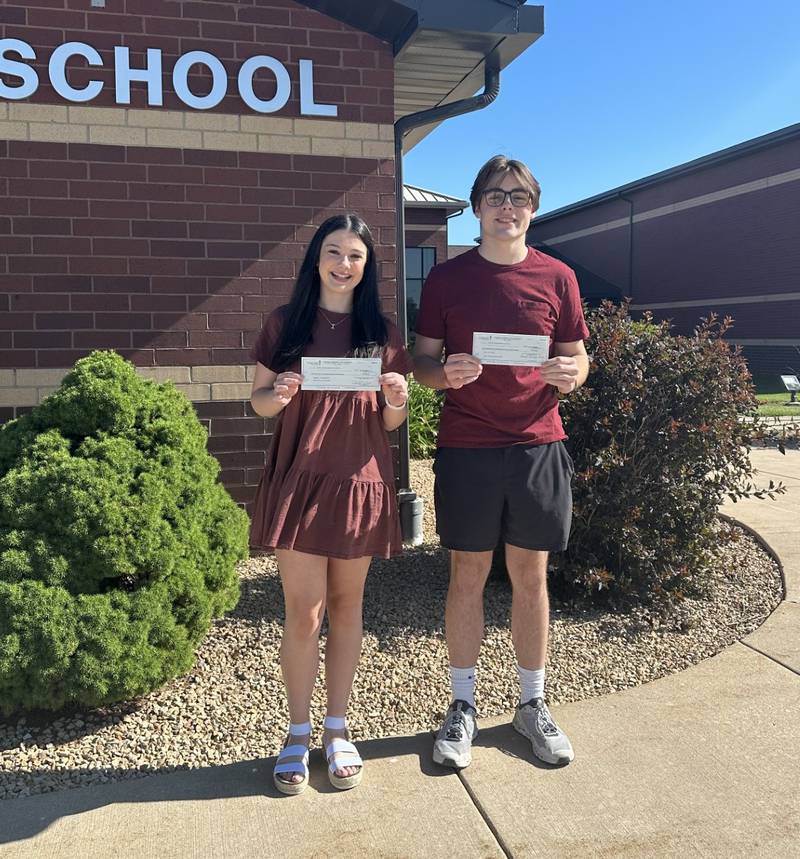 Isabella Argubright and Will McLaughlin were awarded the 2023-2024 Helen, Virginia and Phyllis Doyle Memorial Scholarship. Both Argubright and McLaughlin received $1,500.