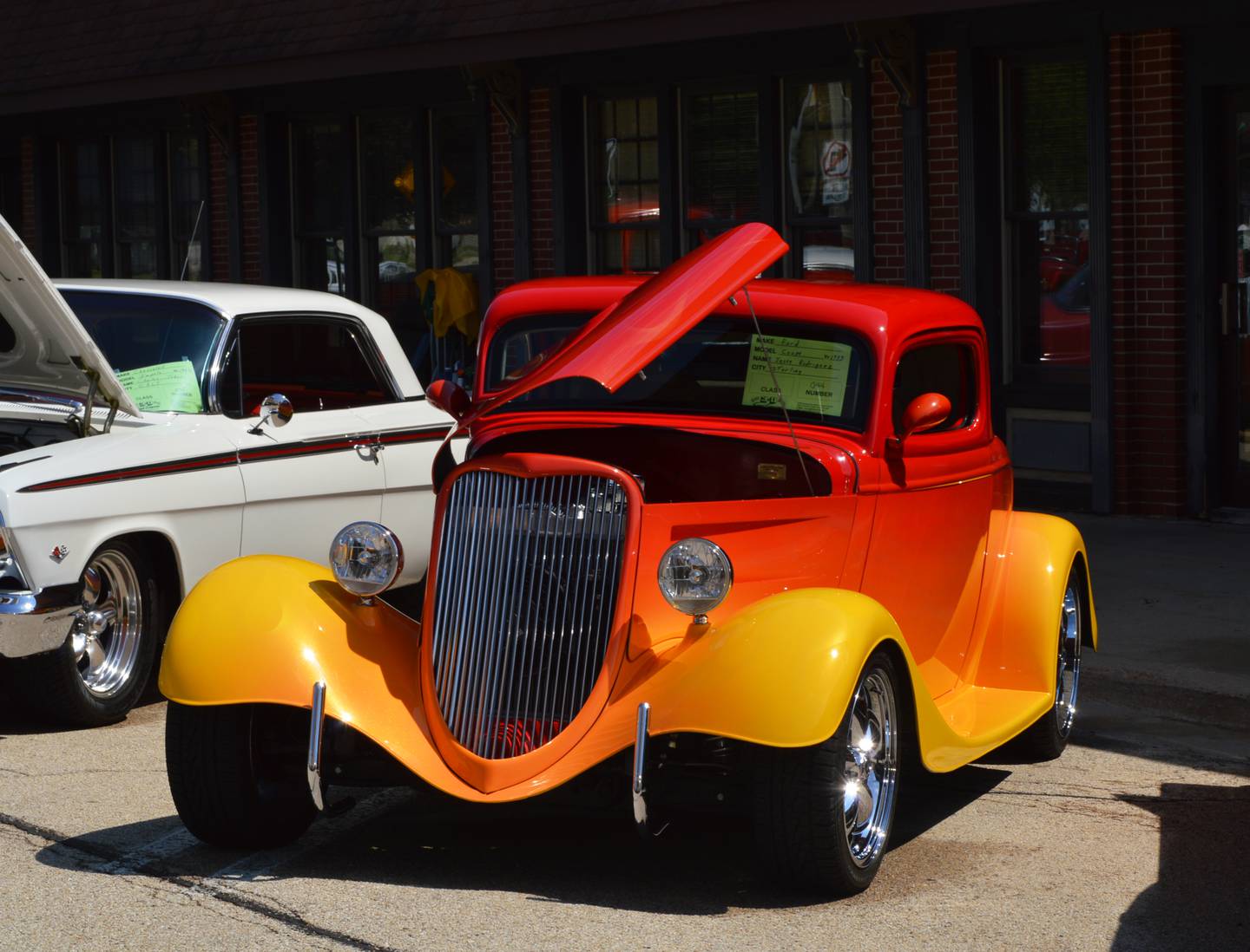 A colorful 1933 Ford Coupe owned by Jesse Rodriguez, of Sterling, was entered in the 33rd annual Polo Car Show on Aug. 13.