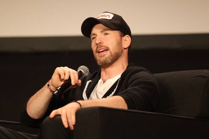 Actor Chris Evans, best known for his role as Captain America, sits down for a Q&A at C2E2 Chicago Comic & Entertainment Expo on Sunday, April 2, 2023 at McCormick Place in Chicago.