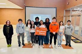 Minooka High School recognizes Students of the Term