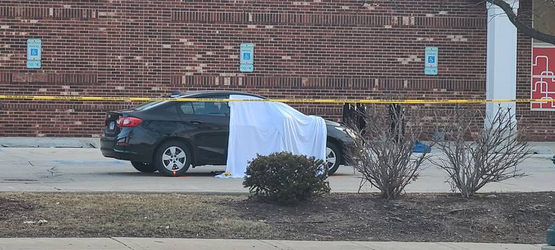 A pedestrian was apparently struck by a vehicle and killed early Thursday morning in the parking lot of the 809 Plainfield Road, police said.