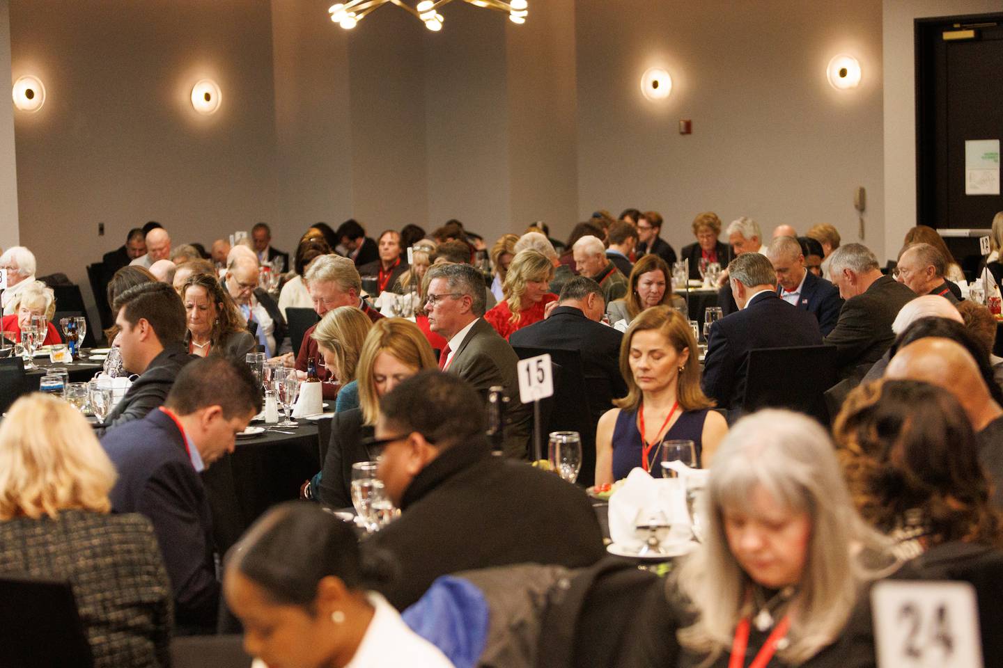 A packed room at the Kane County GOP Lincoln Day Dinner on Saturday, Feb.21,2026 in Elgin.