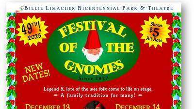 49th annual Festival of the Gnomes set for this weekend at Billie Limacher Bicentennial Park & Theatre 