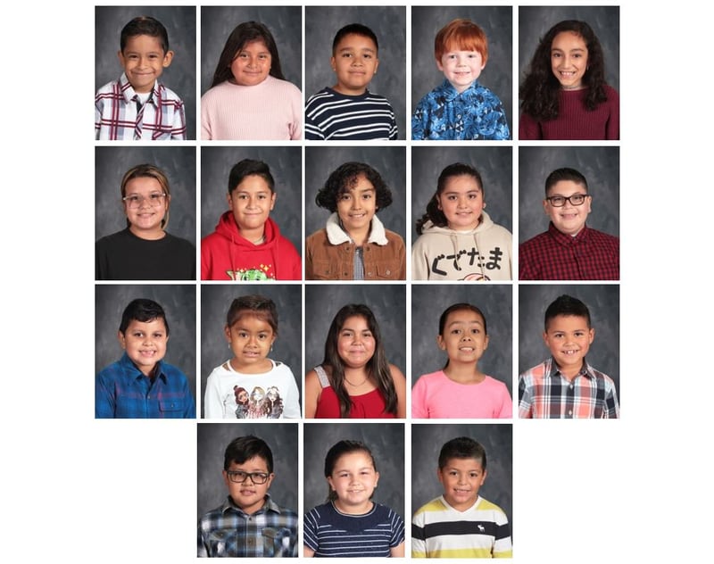 Joliet Public Schools District 86 students recently announced its Students of the Month for February 2022. Pictured are students from Cunninghan Elementary School.