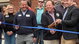 Oswego officials celebrate opening of The Reserve at Hudson Crossing North