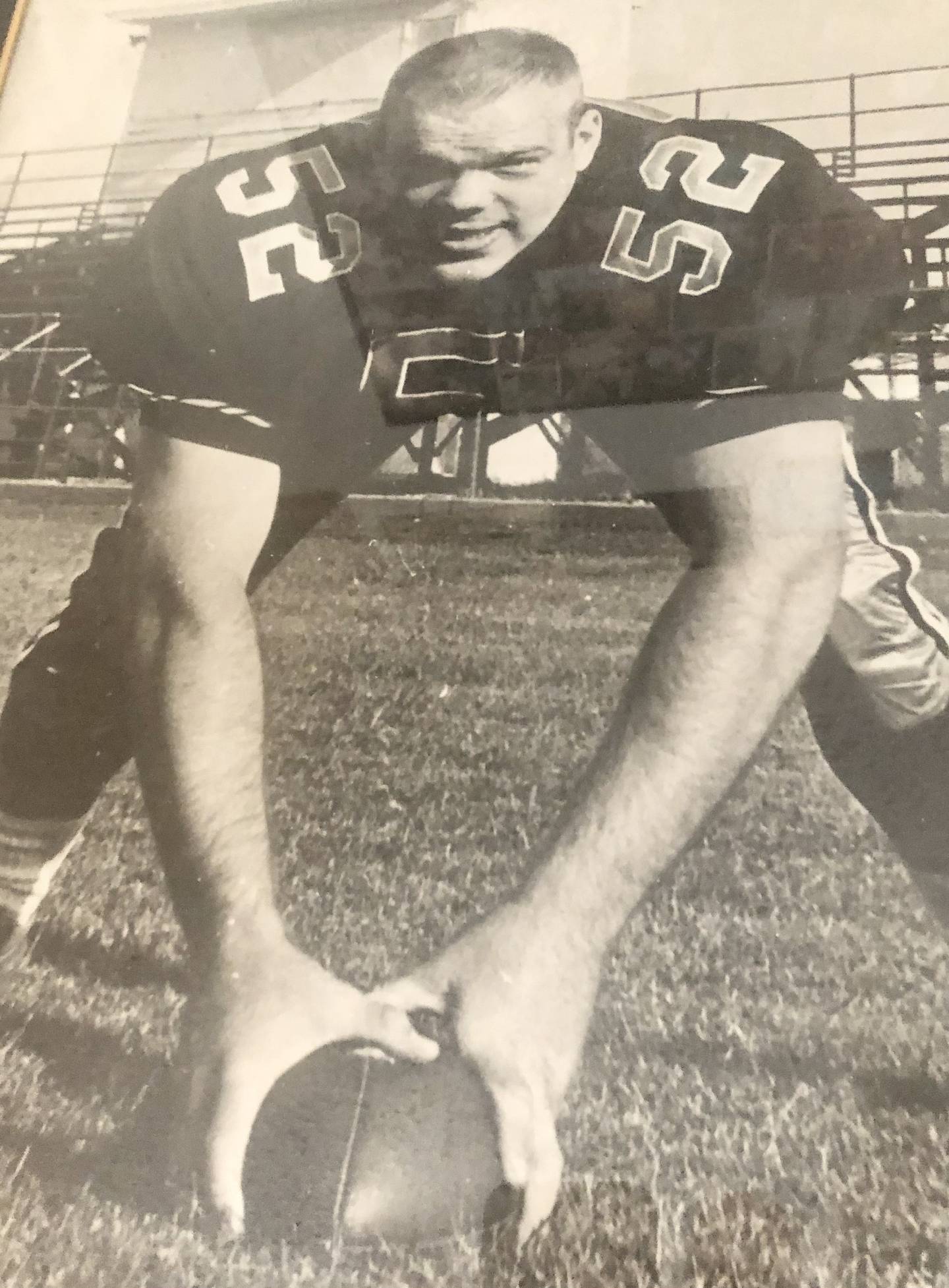 Lee Wahlgren, longtime PHS coach, played football for Bradley University and semipro football as a center for the Chicago Rifles.
