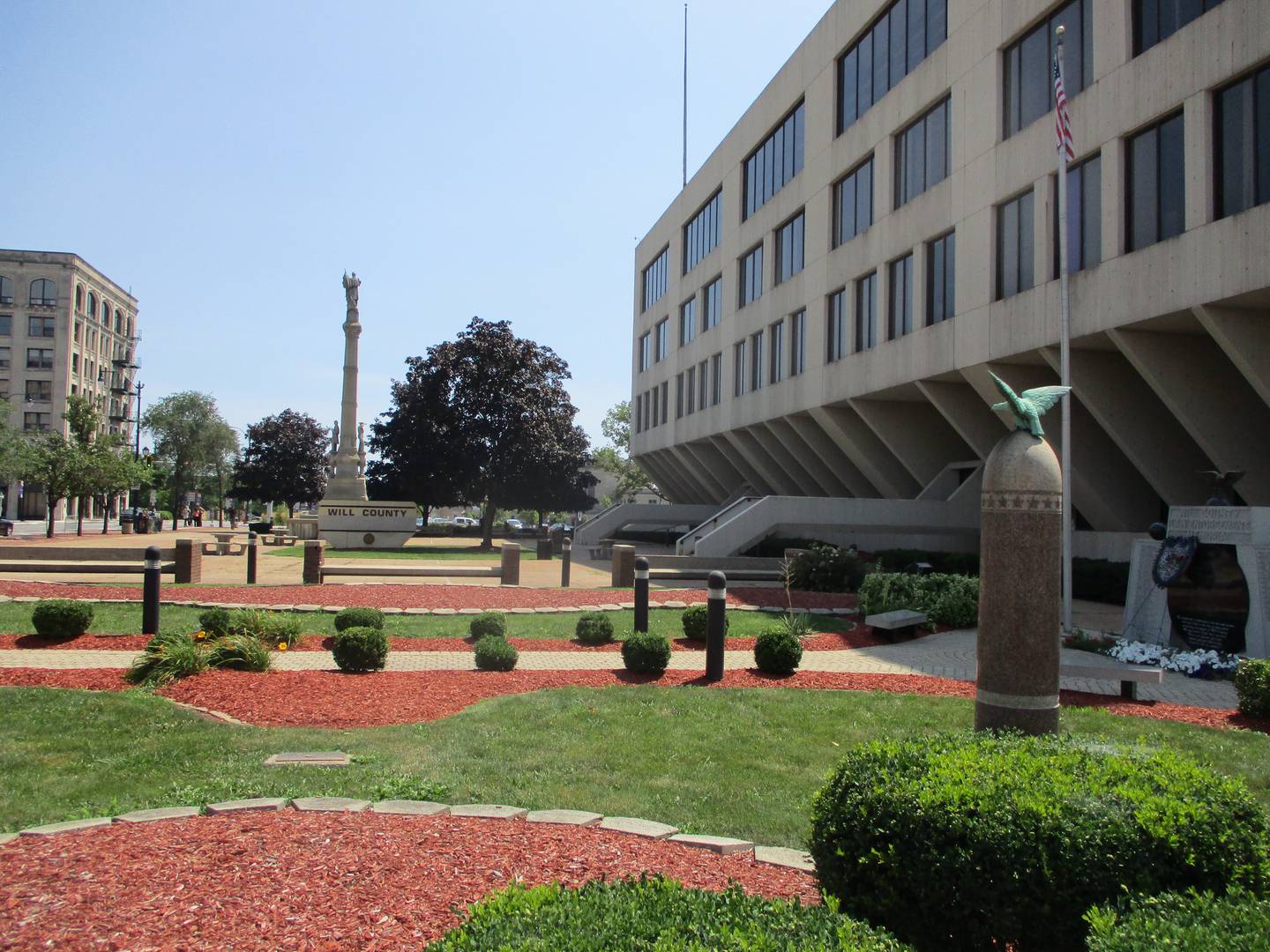 The old Will County Courthouse seen on Thursday, Aug. 5, 2021.