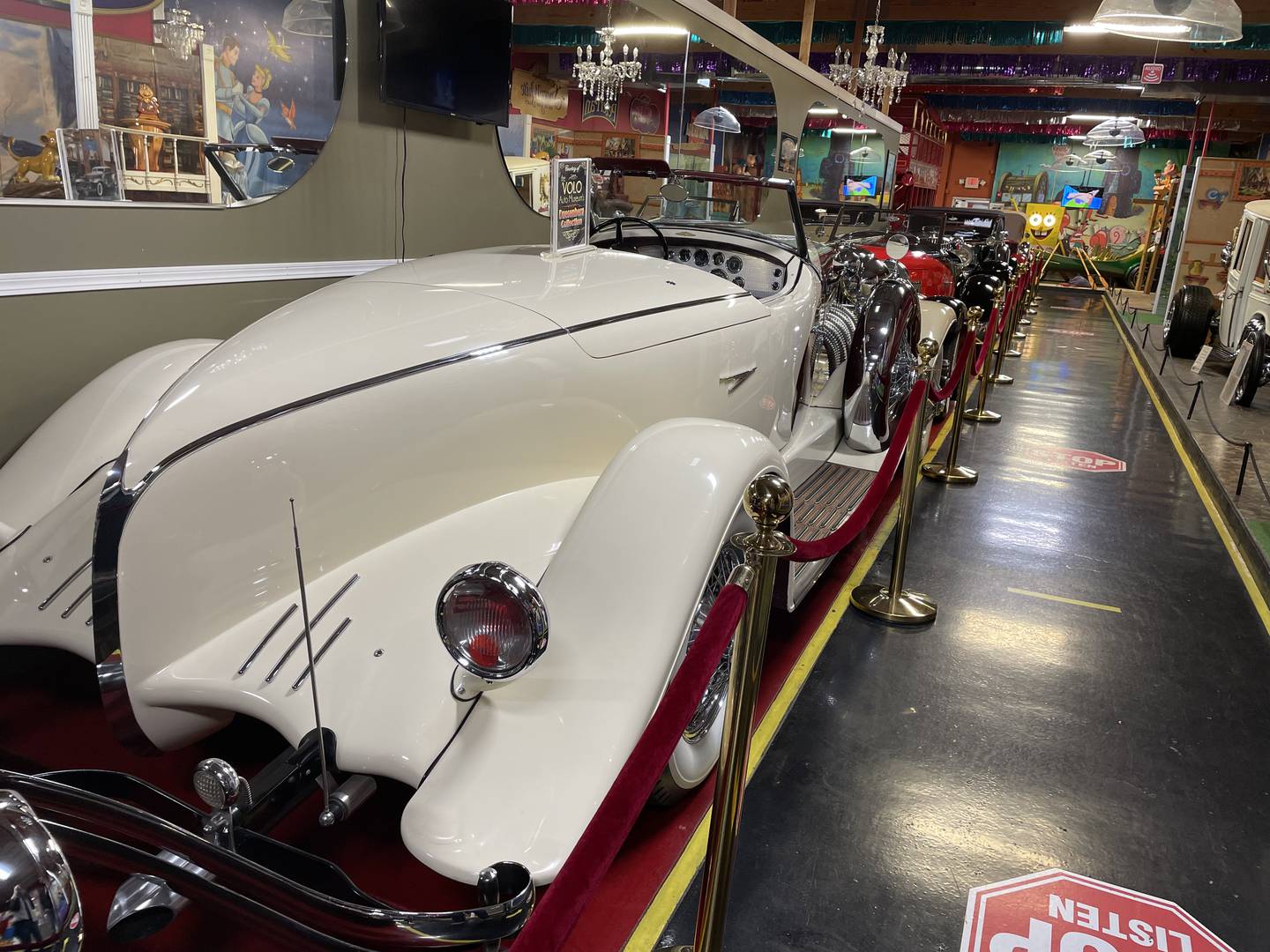 Shown is the "boattail" view of the Duesenberg II that Paramount Pictures rented from the Volo Museum for use in its movie "Babylon," hitting theaters Dec. 23.