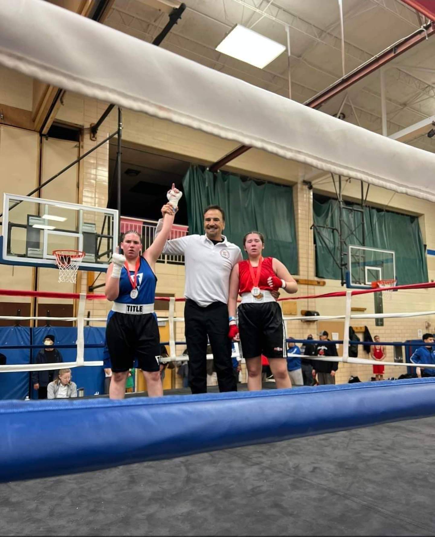 Secelia Nina Ann Russell recently won her division in the 2022 Illinois Silver Gloves boxing tournament in Rockford.