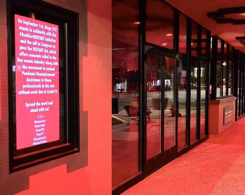 Stage 212 goes red in support of RESTART Act Shaw Local
