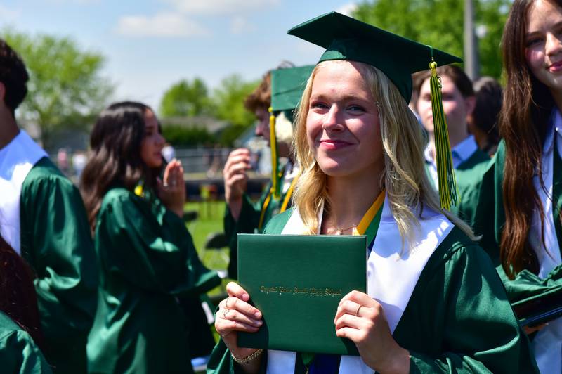 Crystal Lake South High School's class of 2026 graduates on May 16, 2026.