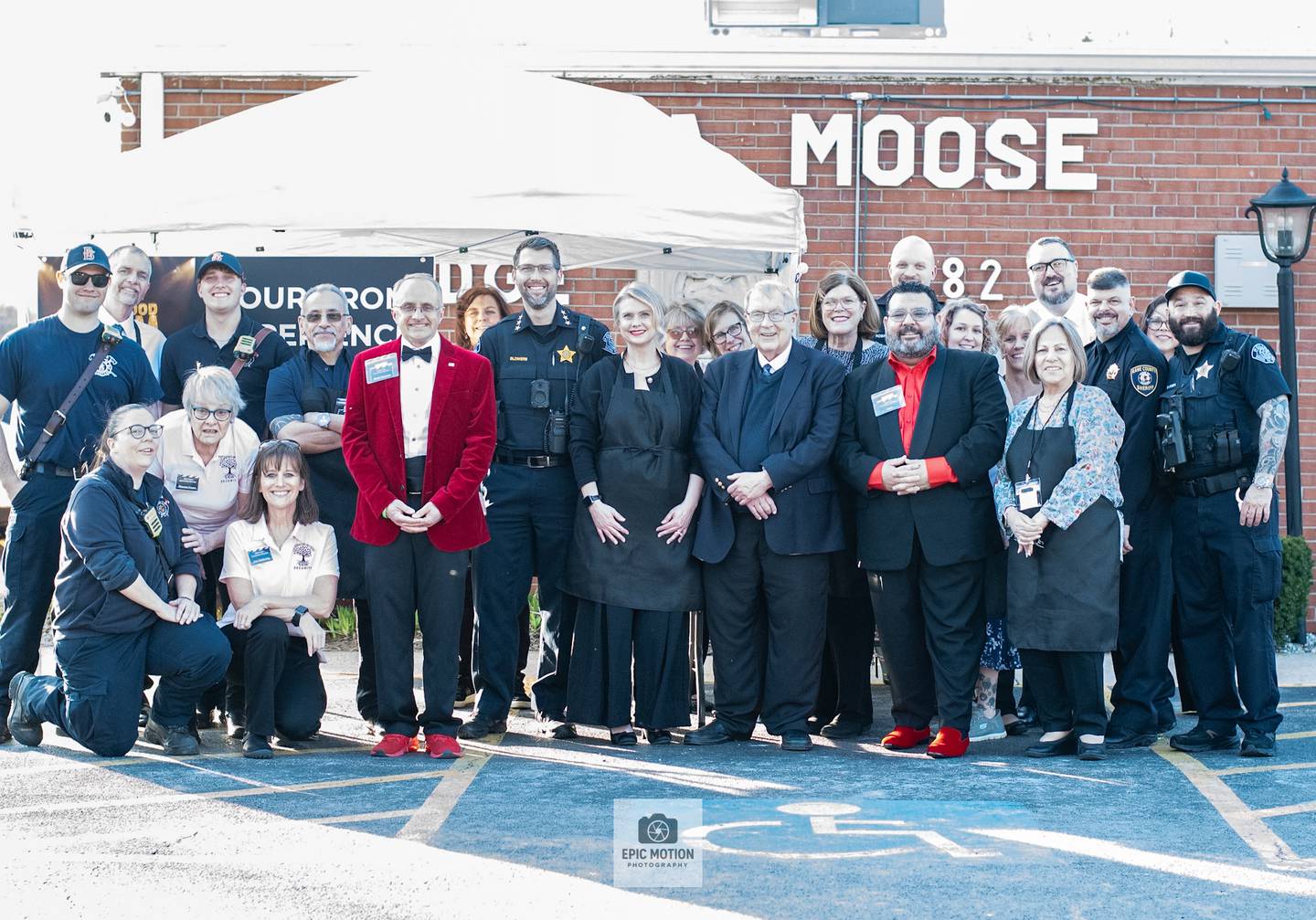 Everyone who volunteered for Valley Sheltered Workshop's first-ever prom March 21 at the Batavia Moose Lodge. Everything was donated: The Moose Lodge as the venue, the dinner, decorations, photographer, DJ, sensory booth, flowers and swag bags.