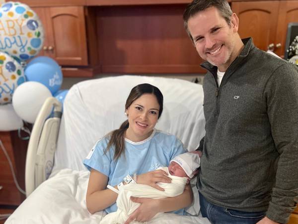Congressman Adam Kinzinger announces the birth of his son