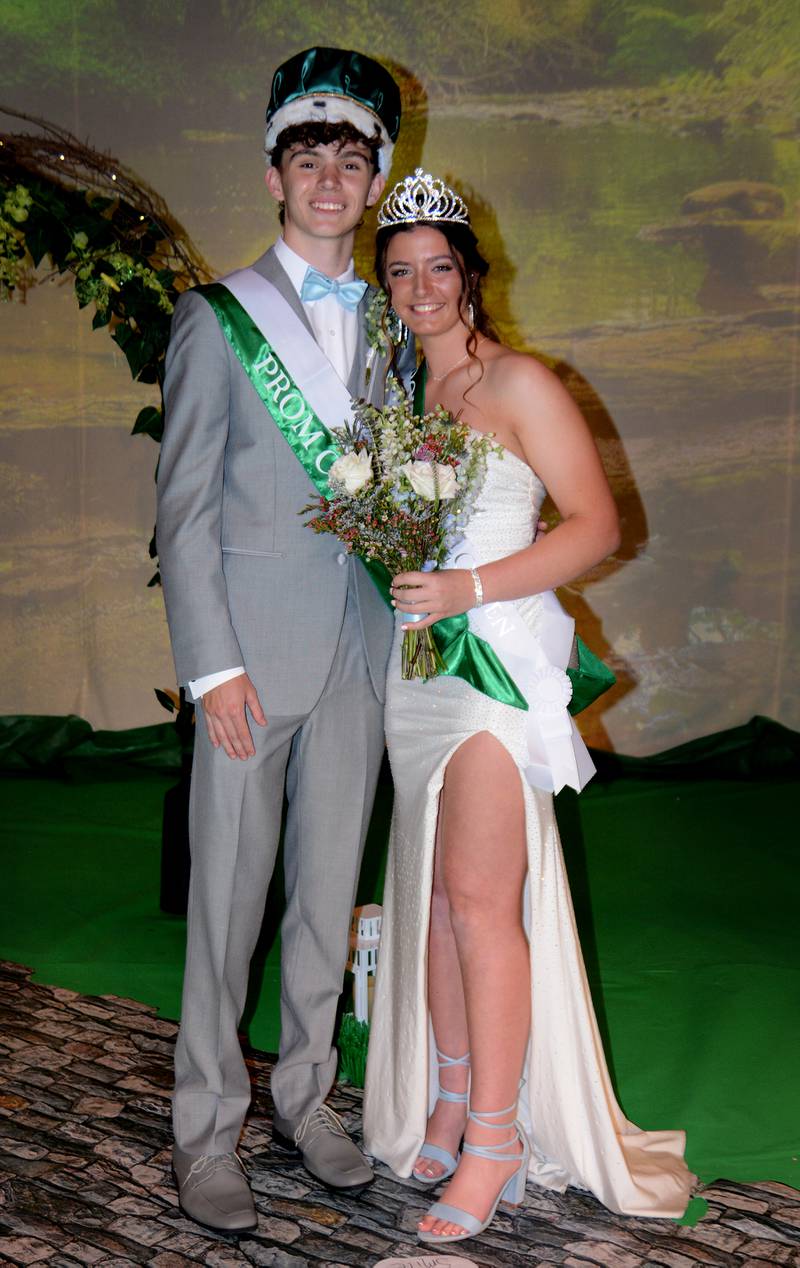 La Salle-Peru High School’s 2022 Prom King Luke Buck and Queen Paige Kirkman were crowned at the conclusion of prom Saturday night in Matthiessen Memorial Auditorium.