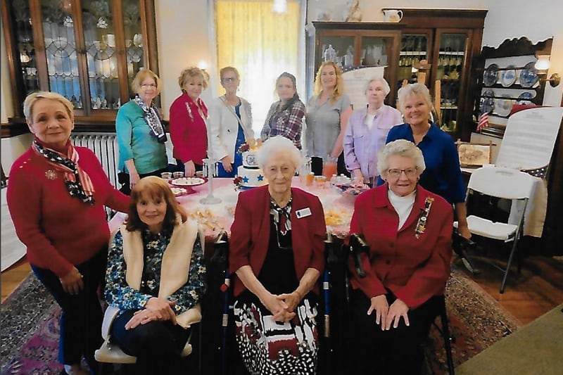 The Princeton chapter of the Daughters of the American Revolution held its 128th birthday celebration April 13 at the America 250 exhibit “Celebrating our Families and our Patriots” at the Clark-Norris home at the Bureau County Historical Museum campus.