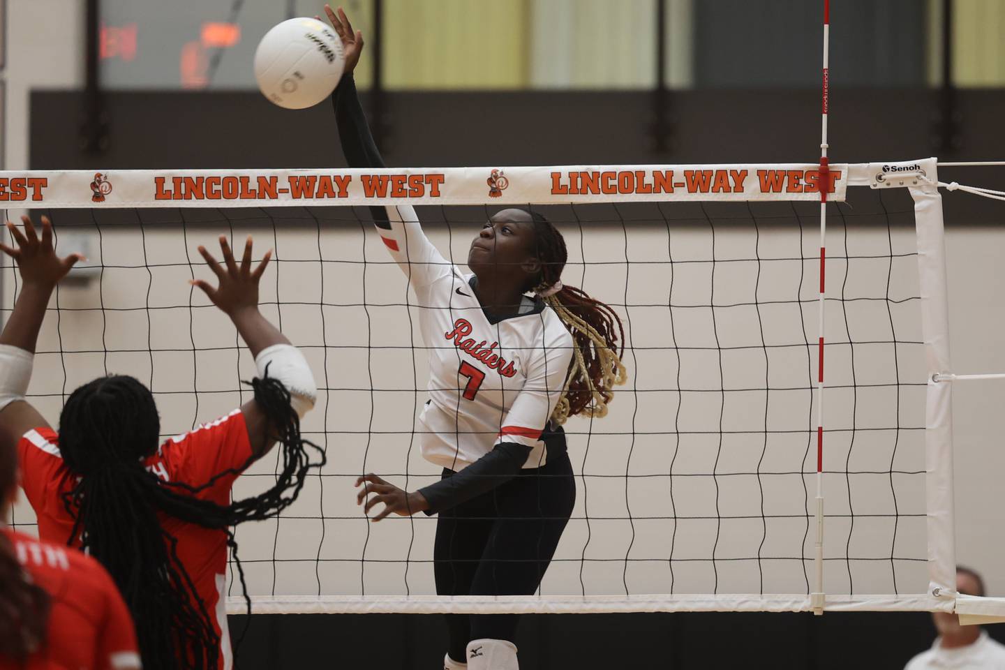 Bolingbrook’s Chinenye Ifeajewku powers a shot against T.F. South in the Class 4A Lincoln-Way West Regional semifinal on Tuesday.