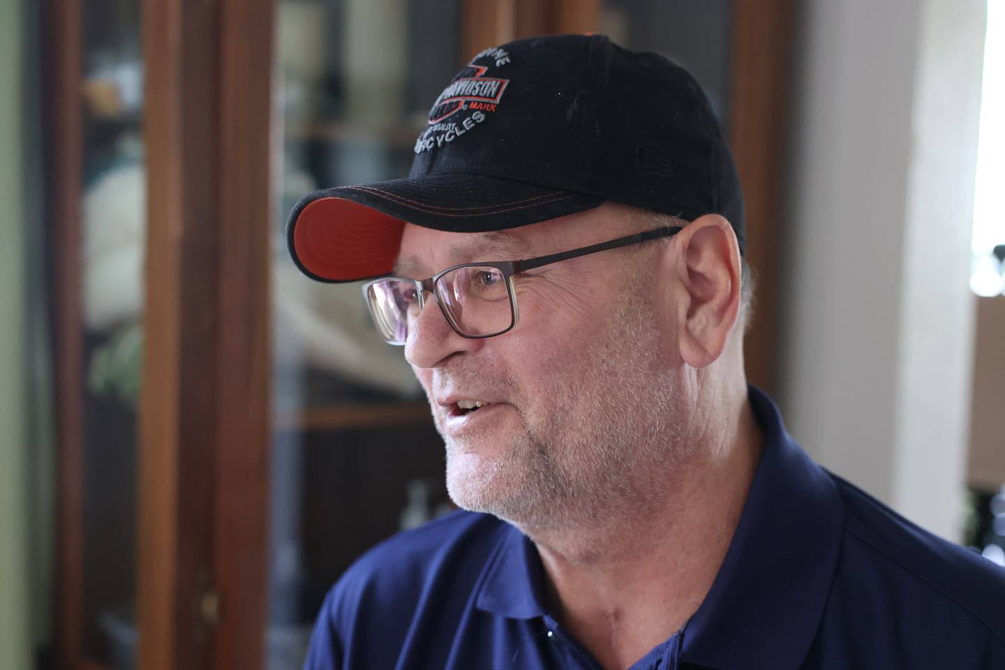 Tim Flannery share the best part of the morning is sitting with a cup of coffee reading the news paper. Nearly a year after Tim’s motorcycle accident that left him in critical condition, Tim is still recovering with the help of his son and wife. Wednesday, June 15, 2022 in Joliet.