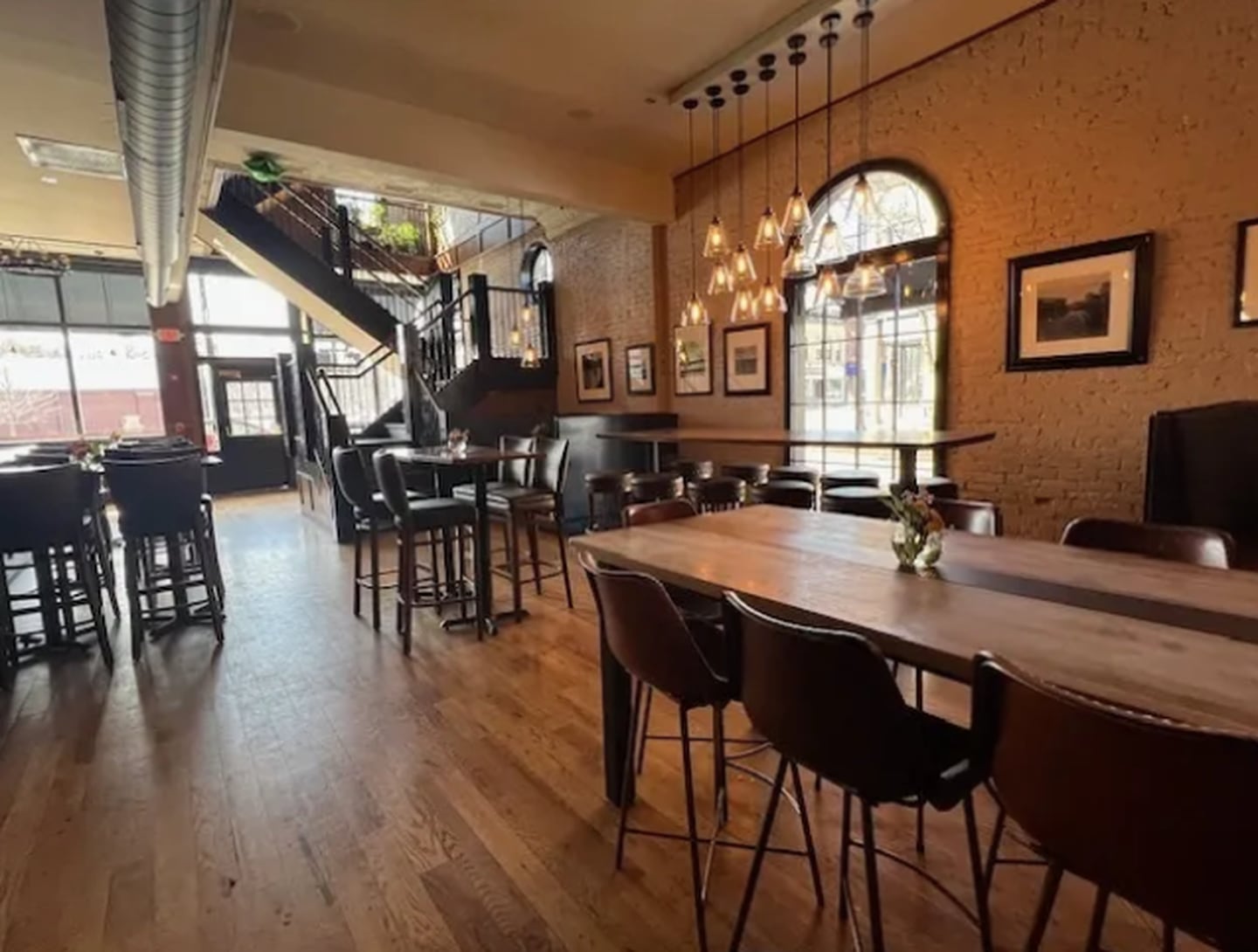 A three-level restaurant space is being offered by Premier Commercial Realty for $1,250,000 in West Dundee. The downtown building is located at 98 West Main Street.