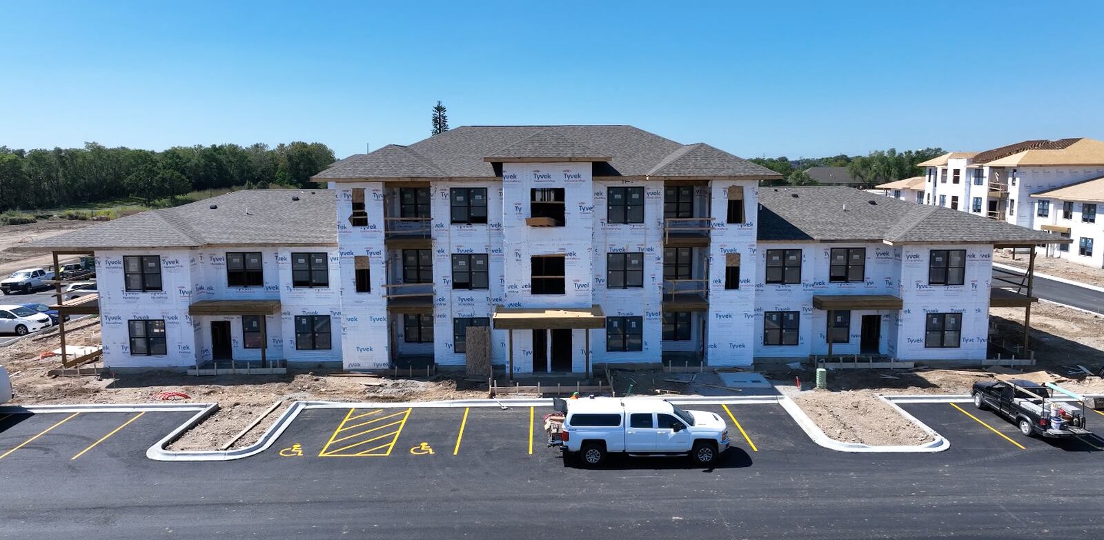 1st apartments nearly ready at Crystal Lake s largest development