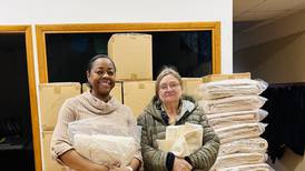 Oak Crest retirement community donates blankets to DeKalb overnight warming center 