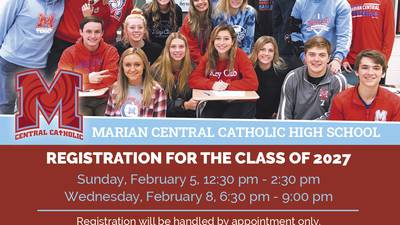 Marian Central freshman registration appointments available starting Jan. 23