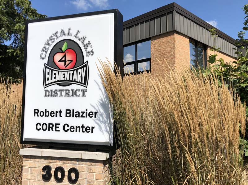 Crystal Lake Elementary School District 47's administrative office is photographed on Friday, Aug. 7, 2020.