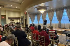 Photos: Charlie Kirk prayer service, candidate petition drive in McHenry County