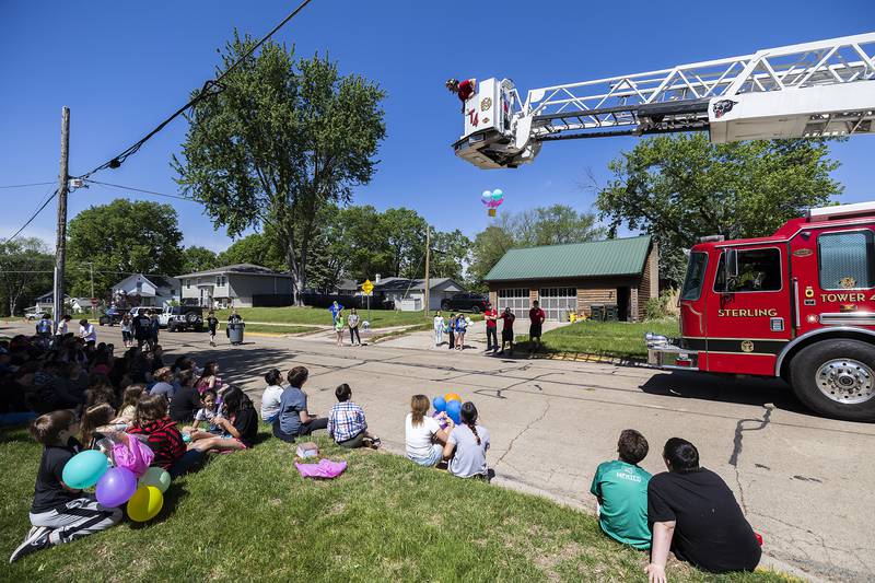 Students earn “money” to buy supplies to use for their egg drop by doing good works and following the rules of the school.