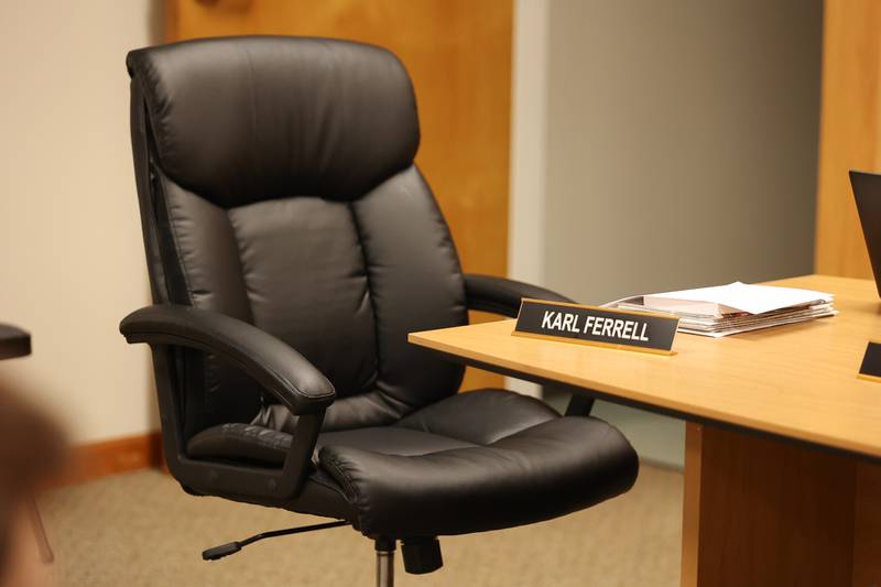 Karl Ferrell Joliet Township Trustee was absent for the Joliet Township regular board meeting. Tuesday, Feb. 8, 2022, in Joliet.