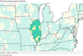 IDPH: 20 counties at ‘medium’ COVID-19 risk; 0 counties at ‘high’ risk